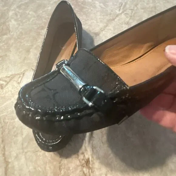 COACH Berdina Black Loafers 7.5 - Picture 6 of 6